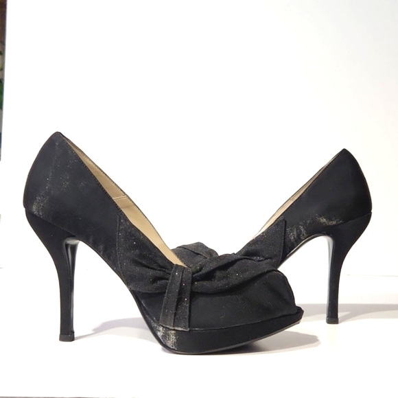 Caparros Odessa Platform Peeptoe Pumps EUC Size 10B - Picture 2 of 14